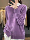Emily | Elegant Button-Front Knit Cardigan