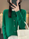 Emily | Elegant Button-Front Knit Cardigan