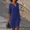 Danielle | Effortless V-Neck Shift Dress