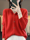 Emily | Elegant Button-Front Knit Cardigan