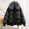 Rebecca | Elegant Fur Bomber Jacket