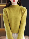 Jessica | Elegant Mock-Neck Fitted Sweater
