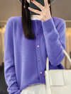 Emily | Elegant Button-Front Knit Cardigan