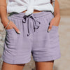 Heather | Effortless Cotton Drawstring Shorts