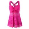 Amanda | Elegant Ruched Lace Swimsuit