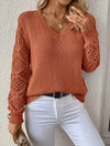 Laura | Elegant Crochet Sleeve Sweater