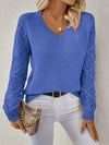 Laura | Elegant Crochet Sleeve Sweater