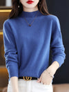 Jessica | Elegant Mock-Neck Fitted Sweater