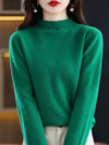 Jessica | Elegant Mock-Neck Fitted Sweater