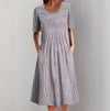 Amber | Elegant A-Line Midi Dress