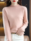 Jessica | Elegant Mock-Neck Fitted Sweater