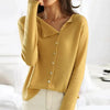 Ashley | Elegant Asymmetric Button-Down Cardigan