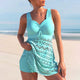 Flowy Skirted Tankini Set for Women