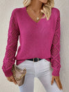 Laura | Elegant Crochet Sleeve Sweater
