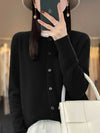 Emily | Elegant Button-Front Knit Cardigan