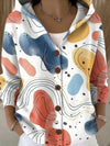 Kimberly | Elegant Patchwork Hooded Cardigan