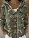 Kimberly | Elegant Patchwork Hooded Cardigan