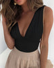 Elegant Ruched V-Neck Top for Women