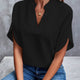 Elegant Split-Sleeve Chiffon Blouse for Women