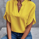 Elegant Split-Sleeve Chiffon Blouse for Women