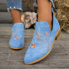 Melissa | Elegant Vintage Embroidered Ankle Boots