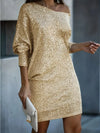 Jessica | Elegant Sequin Off-Shoulder Dress