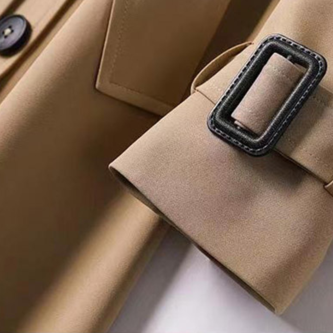 Amanda | Elegant Belted Trench Coat - Picela