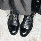 Amanda | Elegant Leather Lace-Up Boots - Picela