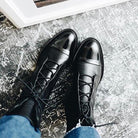 Amanda | Elegant Leather Lace-Up Boots - Picela