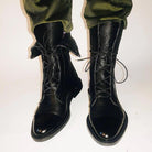 Amanda | Elegant Leather Lace-Up Boots - Picela