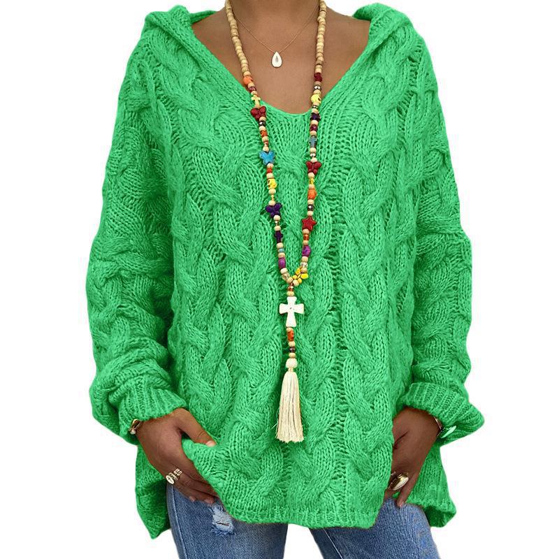 Amber | Cozy Cable Knit Hoodie - Picela