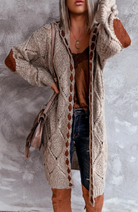 Amber | Cozy Chunky Longline Cardigan - Picela