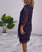 Amber | Elegant Tiered Midi Dress - Picela