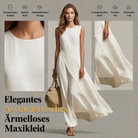 Angela | Elegant Sleeveless Maxi Dress - Picela