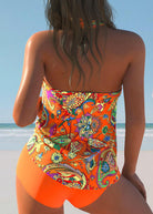 Ashley | Elegant Halter Flowy Swimsuit - Picela