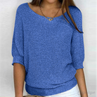 Ashley | Elegant Knit Batwing Sweater - Picela
