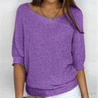 Ashley | Elegant Knit Batwing Sweater - Picela