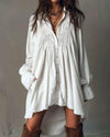 Ashley | Feminine Trim Mini Dress - Picela