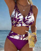 Flattering Marble Bikini Set for Women