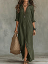 Emily | Effortless Collared Maxi Dress