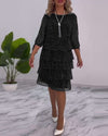 Amber | Elegant Tiered Midi Dress
