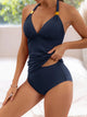 Flattering Halter Tummy Control Swimsuit for Women
