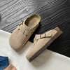 Heather | Comfortable Suede Buckle Sandals