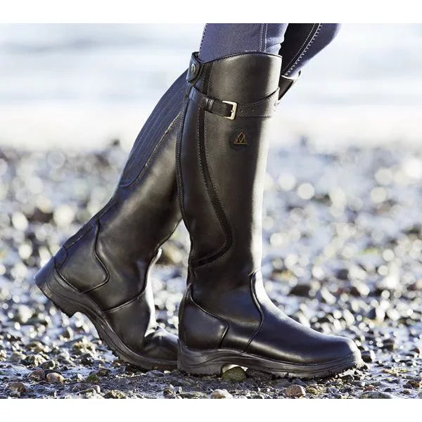 Brittany | Classic Leather Knee-High Boots - Picela