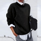Brittany | Elegant Crewneck Oversized Sweater - Picela