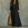 Brittany | Elegant Embroidered Maxi Dress - Picela