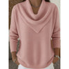 Heather | Elegant Cowl-Neck Knit Sweater