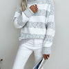 Danielle | Elegant Striped Turtleneck Sweater