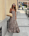 Danielle | Stylish Leopard Maxi Dress
