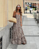 Flowy Leopard Maxi Dress for Women